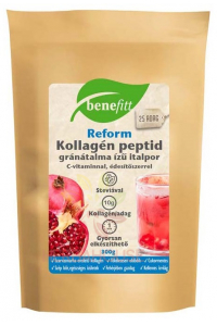 Obrázok pre Benefitt Reform Hovädzí kolagénový peptidový nápoj v prášku s vitamínom C a stéviou - príchuť granátové jablko (300g)