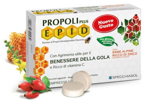 Natur Tanya Propolisové pastilky z alpských bylín so zinkom bez cukru (20ks)