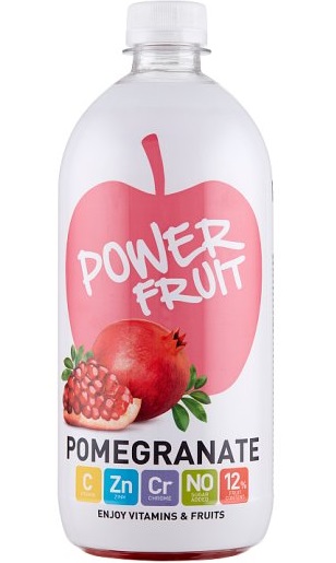 Power Fruit Nesýtený ovocný nápoj so stéviou granátové jablko - jablko (750ml)