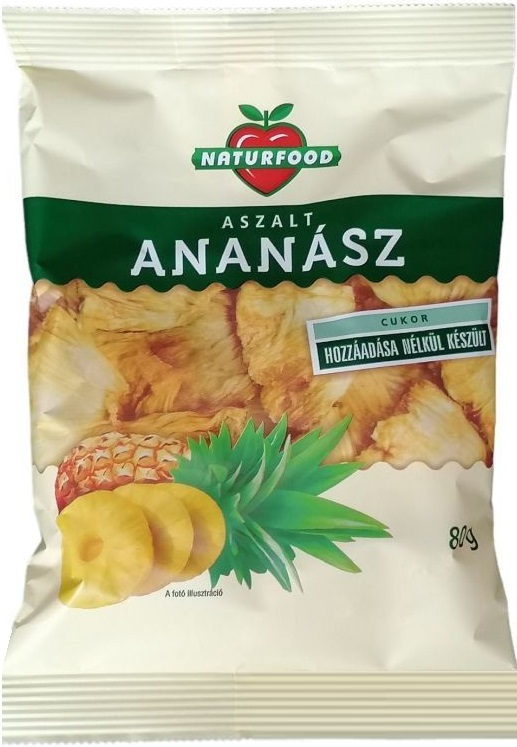 Naturfood Ananás sušený plátky (80g)