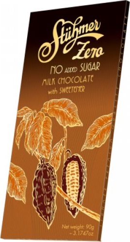 Stühmer Zero Mliečna čokoláda bez cukru (90g)
