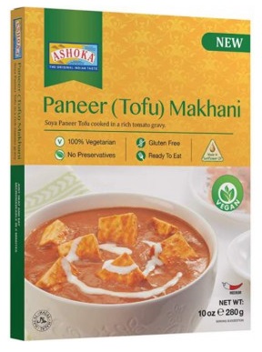 Ashoka Paneer (Tofu) Makhani - vegan, bezlepkové indické jedlo (280g)