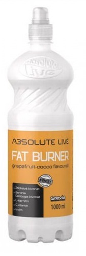 Absolute Live Fat Burner nesýtený nápoj bez cukru - Grapefruit a kokos (1000ml)