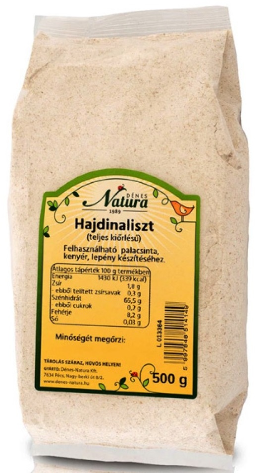 Dénes Natura Pohánková múka celozrnná (500g)