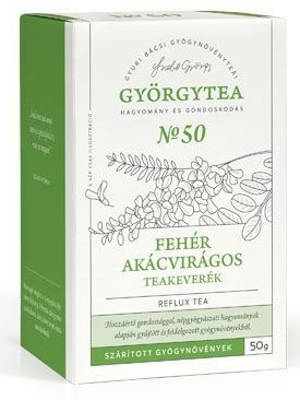 Györgytea Čajová zmes z kvetov bielej akácie - sypaný čaj na reflux (50g)