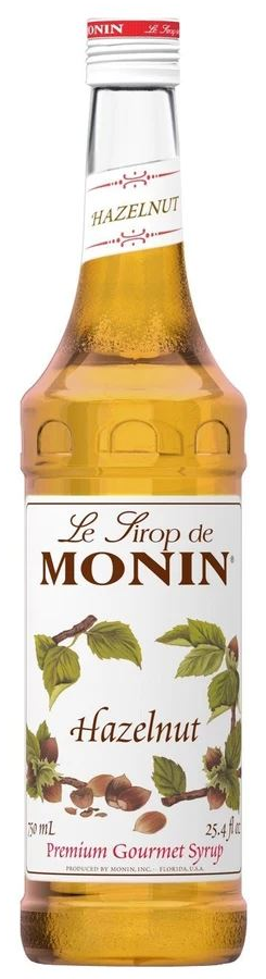 Monin Sirup so sladidlami - lieskový oriešok (250ml)