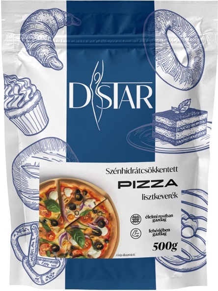 D-Star Múčna zmes na prípravu pizze so zníženým obsahom sacharidov (500g)