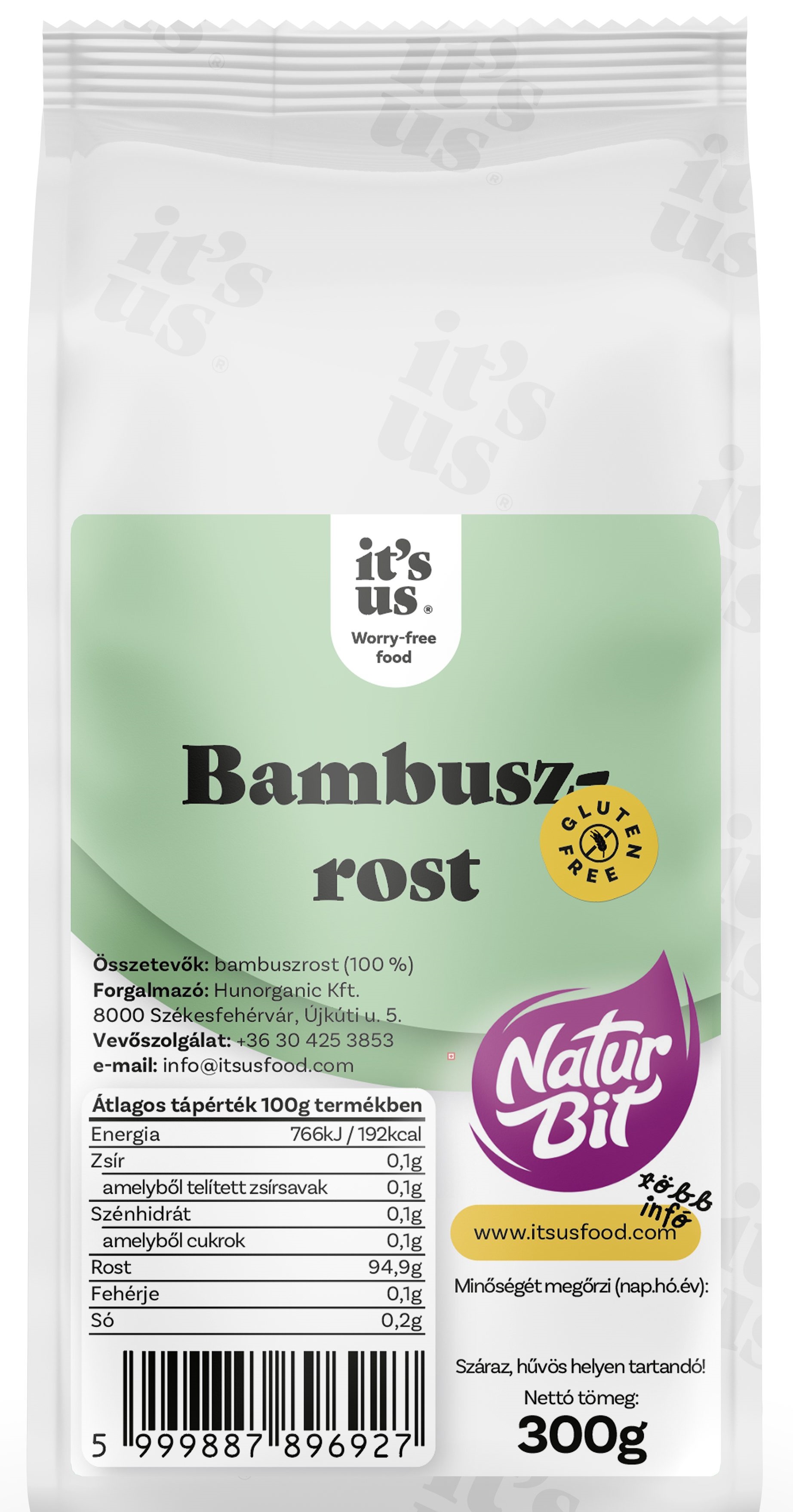 It´s us Bezlepková Bambusová vláknina (300g)