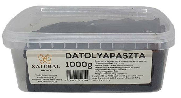 Natural Datľová pasta (1000g)