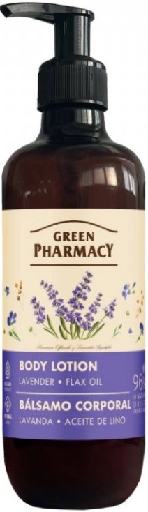 Green Pharmacy Telové mlieko Levanduľa a ľanový olej (400ml)