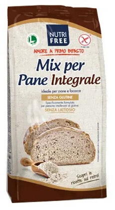 Nutri Free Mix per Pane Integrale Bezlepková celozrnná múčna zmes na chlieb a focacciu (1000g)