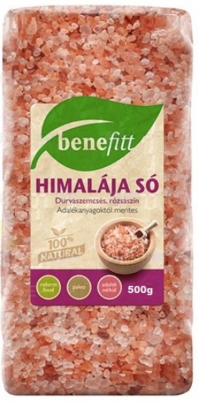 Benefitt Himalájska soľ ružová hrubozrnná (500g)
