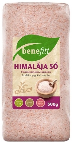 Benefitt Himalájska soľ ružová jemná (500g)