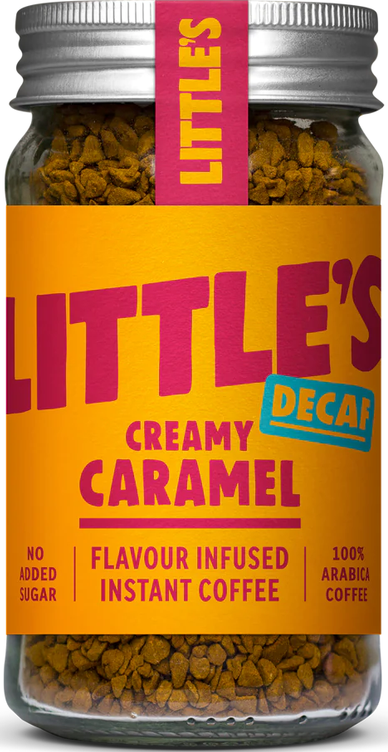Littles Instantná káva bez kofeínu s karamelovou príchuťou (50g)
