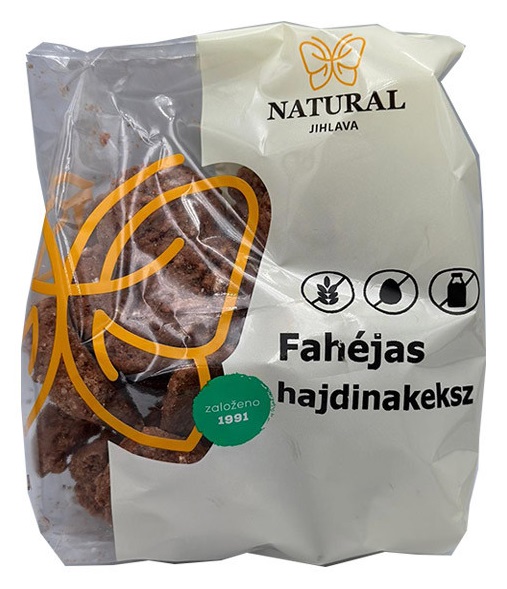 Natural Bezlepkové škoricové pohánkové sušienky (150g)