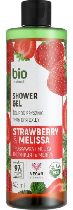 Bio Naturell Sprchový gél Jahoda a medovka (473ml)