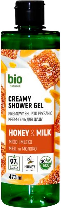 Bio Naturell Sprchový gél Med a mlieko (473ml)