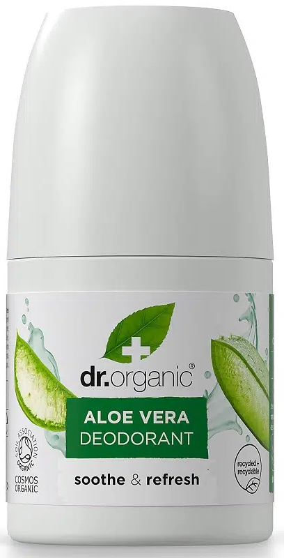 Dr.Organic Prírodný deodorant s Aloe Vera bez hliníkových solí a alkoholu (50ml)