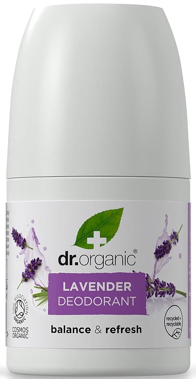 Dr.Organic Prírodný deodorant s levanduľou bez hliníkových solí a alkoholu (50ml)