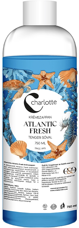 Charlotte Tekuté mydlo Atlantic Fresh – náhradná náplň (750ml)