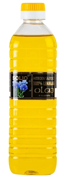 Solio Ľanový olej lisovaný za studena (500ml)