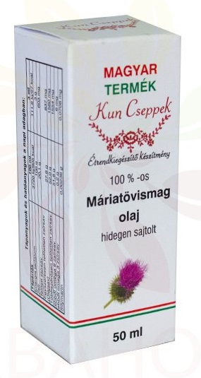 Kun cseppek 100% olej lisovaný za studena Pestrec mariánsky (50ml)