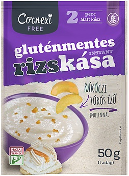 Cornexi Ryžová kaša s inulínom s príchuťou Rákócziho tvarohový koláč (50g)