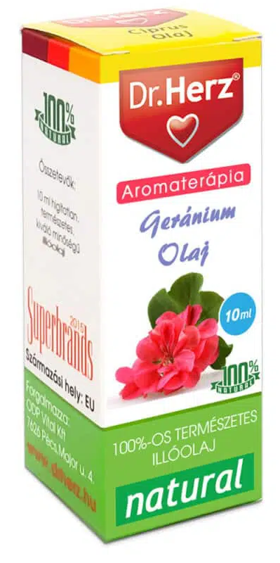 Dr.Herz Éterický olej Geránium (10ml)