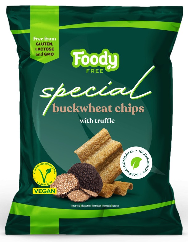 Foody Free Special Bezlepkový Pohánkový chips s hľuzovkou (45g)