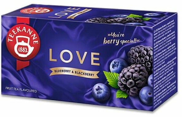 Teekanne Love ovocný čaj čučoriedka a černica (20ks)
