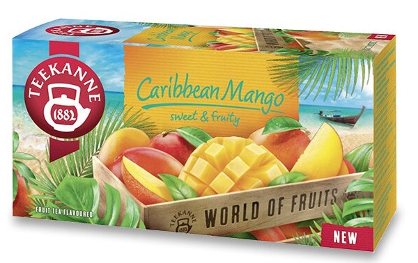 Teekanne Caribbean Mango ovocný čaj s príchuťou manga (20ks)
