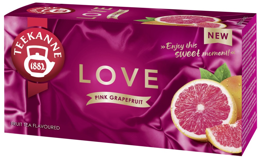 Teekanne Love ovocno-bylinný čaj pink grapefruit (20ks)