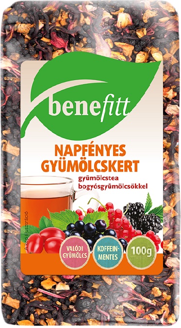Benefitt Slnečný sad Ovocný sypaný čaj s bobuľovým ovocím (100g)