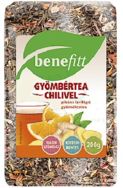 Benefitt Ovocný sypaný čaj s príchuťou zázvoru a čili (200g)