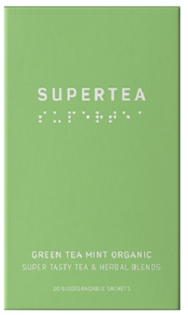 Teministeriet Supertea Bio Zelený čaj s mätou (20ks)