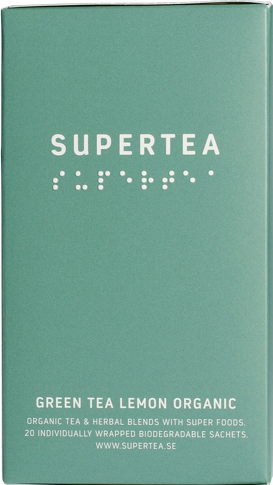 Teministeriet Supertea Bio Zelený čaj a citrónová tráva (20ks)