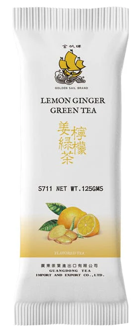 Golden Sail Čínsky zelený čaj s citrónom a zázvorom - sypaný (125g)