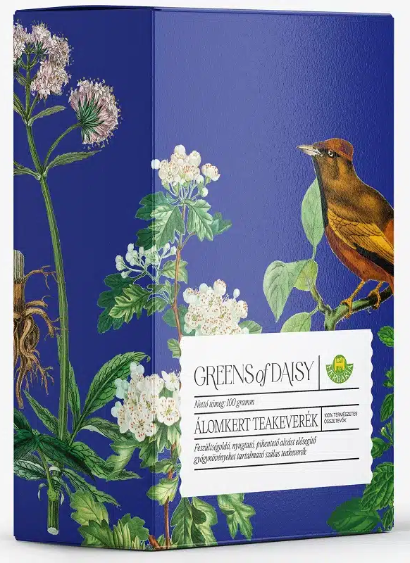 Herbária Greens of Daisy bylinná čajová zmes na relaxáciu, odbúranie stresu a kvalitný spánok - sypaný (100g)