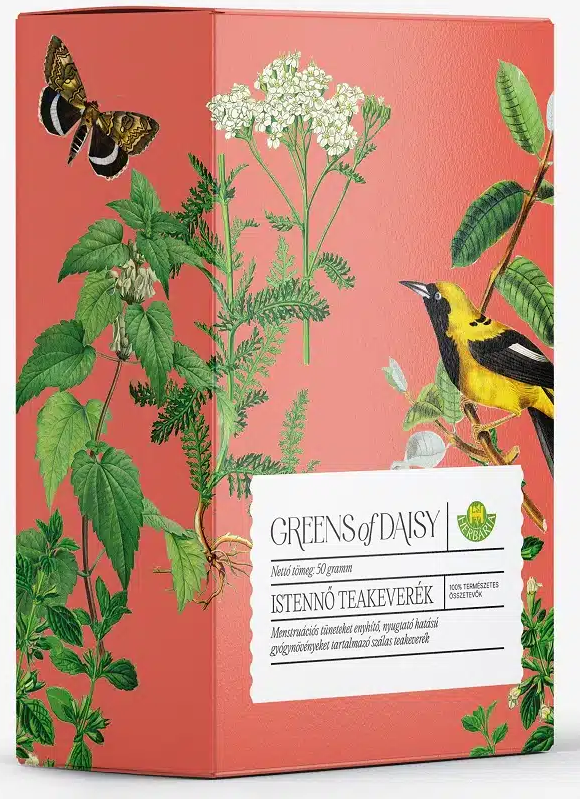 Herbária Greens of Daisy bylinná čajová zmes na zmiernenie menštruačných ťažkostí - sypaný (50g)