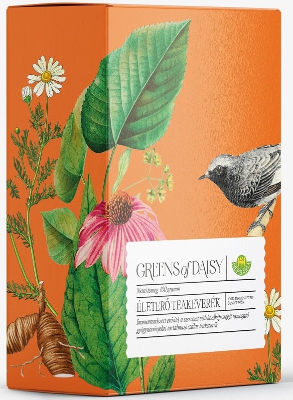 Herbária Greens of Daisy bylinná čajová zmes na podporu imunity - sypaný (100g)