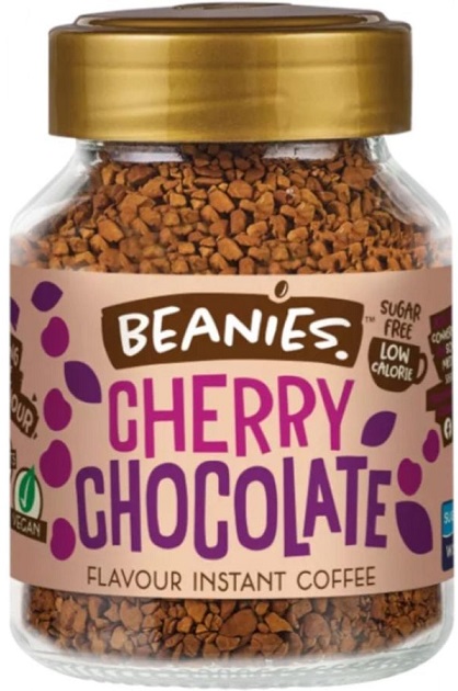 Beanies Cherry Chocolate Rozpustná káva s príchuťou čerešne a čokolády (50g)