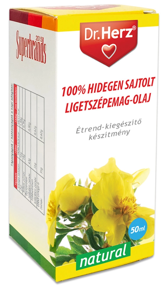 Dr. Herz 100% Olej z pupalkových semien lisovaný za studena (50ml)