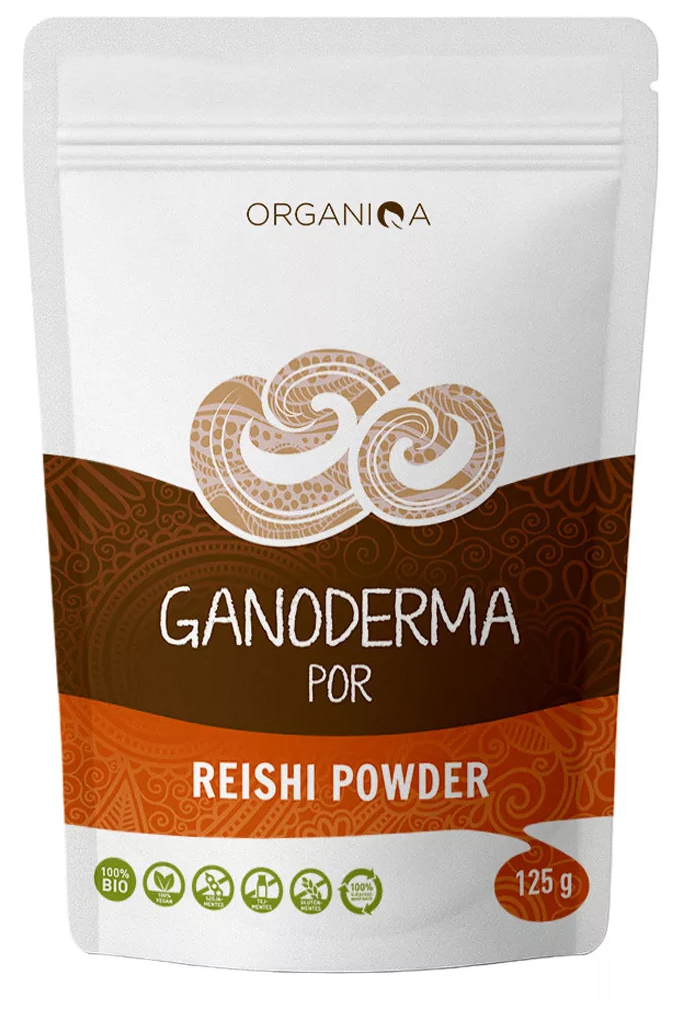 Organiqa Bio Reishi – Ganoderma lucidum prášok (125g)