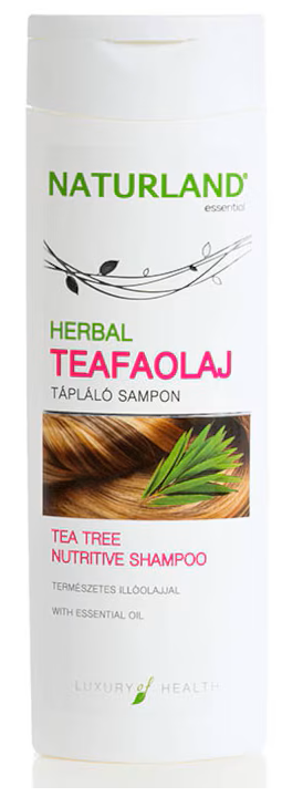 Naturland Herbal výživný šampón s tea tree olejom proti lupinám a vypadávaniu vlasov (200ml)