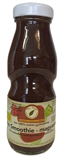 Bio Berta Smoothie maďarské - 100% bio malina, biele hrozno, jahoda (200ml)