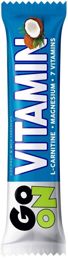 Sante Go On Vitamin tyčinka máčaná v mliečnej čokoláde - kokos (45g)