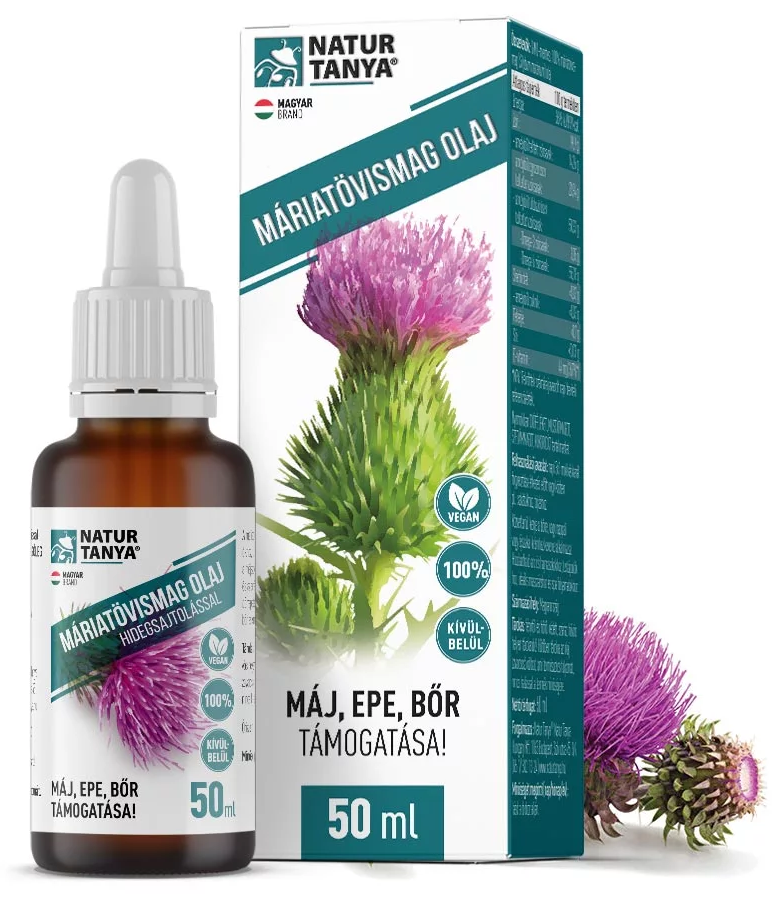 Natur Tanya 100% olej z pestreca mariánskeho lisovaný za studena (50ml)