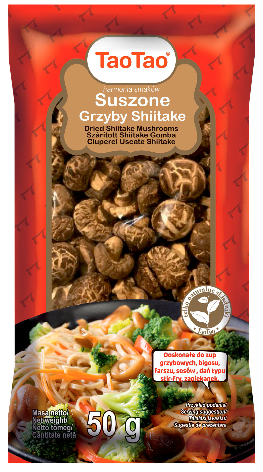 TaoTao Sušené shiitake huby (50g)