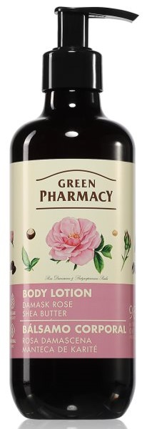 Green Pharmacy Telové mlieko Damaská ruža a bambucké maslo (400ml)