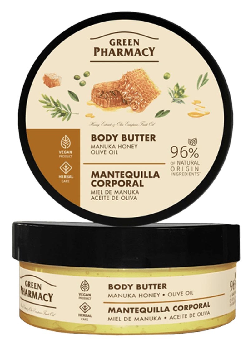 Green Pharmacy Telové maslo s manuka medom a olivovým olejom (200ml)